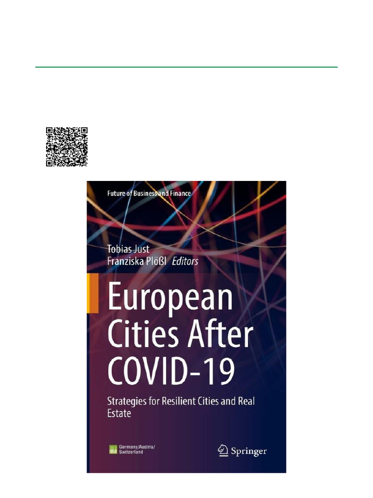 European Cities After COVID 19 Strategies for Resilient Cities and Real ...