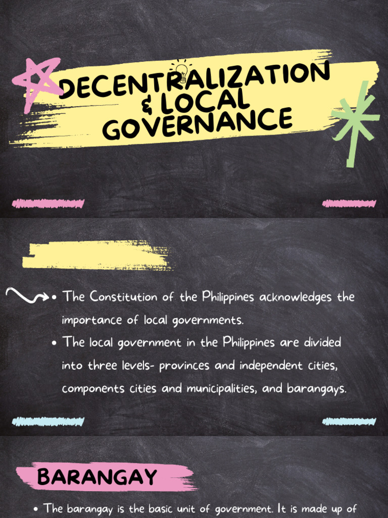 Philippine Local Government Structure | PDF | Government | Governance