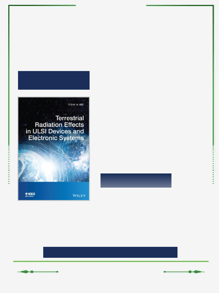 Terrestrial Radiation Effects in ULSI Devices and Electronic Systems ...