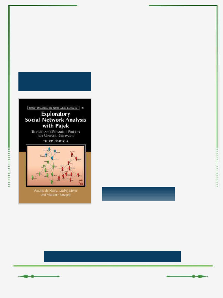 Exploratory Social Network Analysis with Pajek Revised and Expanded ...