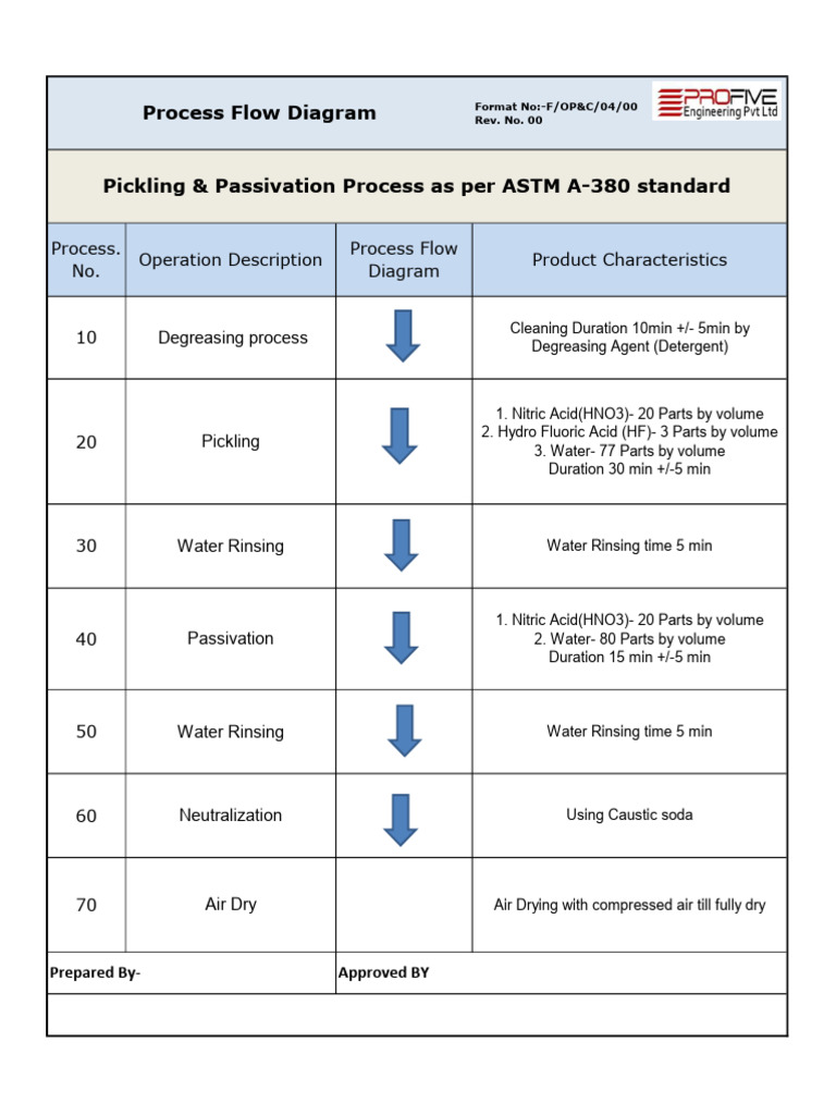 Degreasing and Passivation Process Guide | PDF
