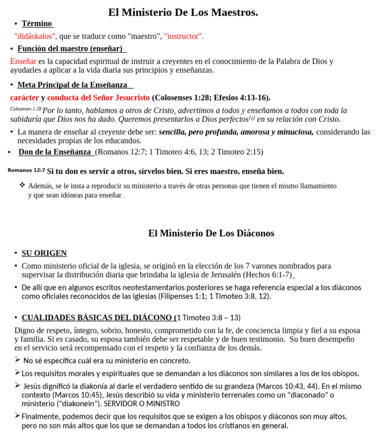 Expo Critiana | PDF | Diácono | Iglesia cristiana