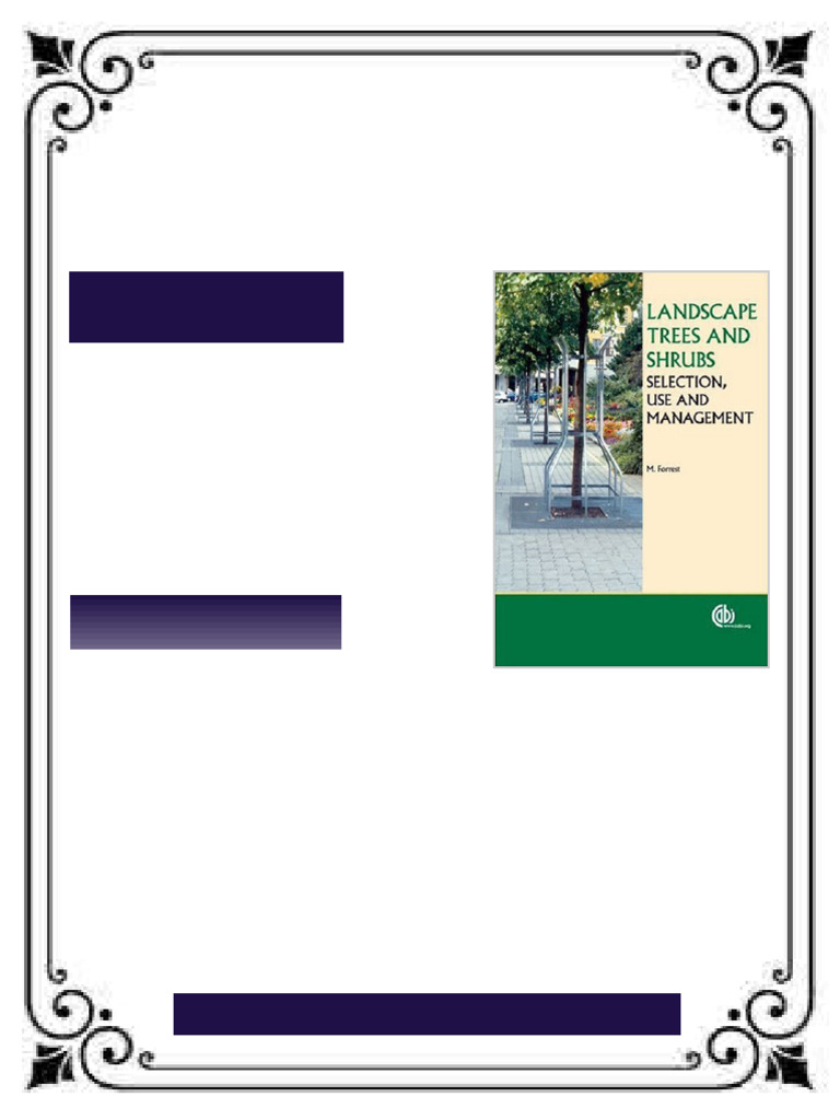 Landscape Trees and Shrubs Mary Forrest ebook digital handbook | PDF ...