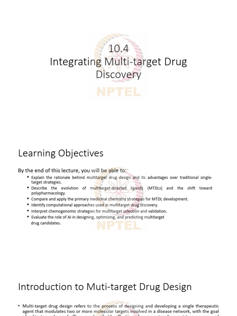 10.4 | PDF | Drug Design | Pharmacology