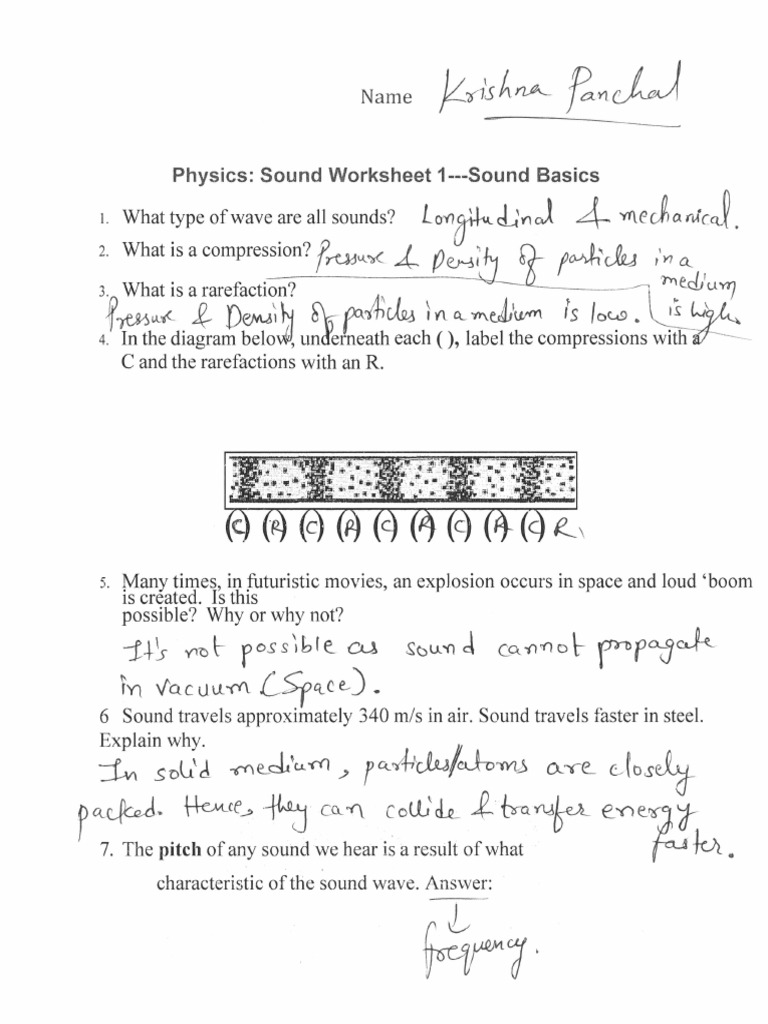 Sound Homework | PDF