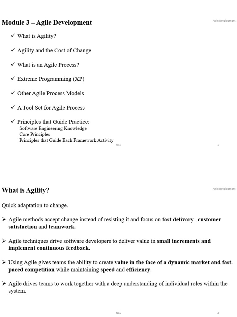 Understanding Agile Development Principles | PDF | Agile Software ...