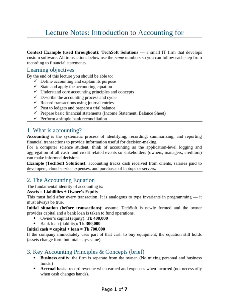 Introduction to Accounting Basics | PDF | Debits And Credits | Expense