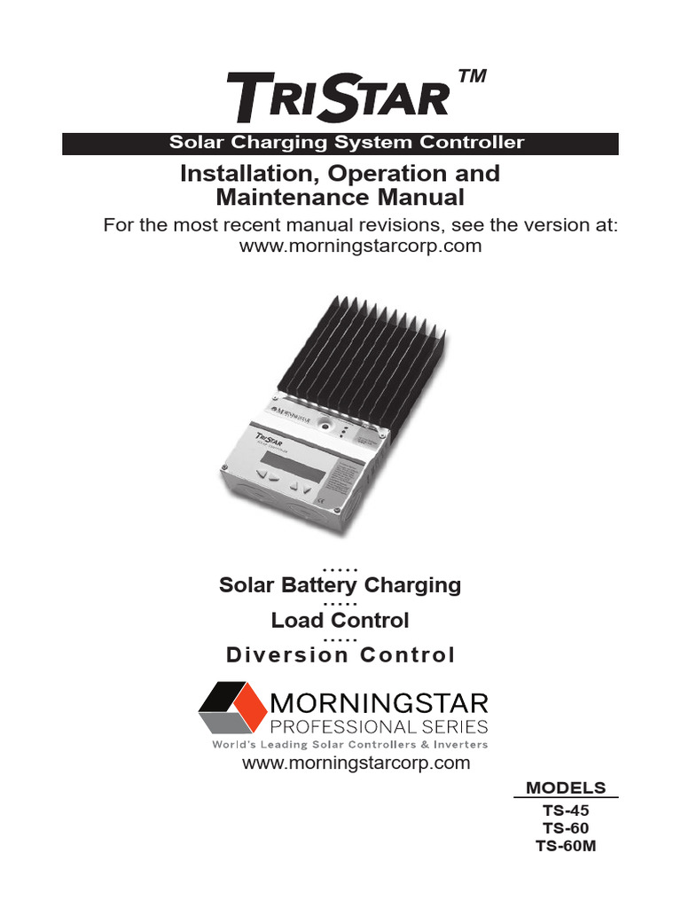 Solar Charging System Manual | PDF | Battery Charger | Direct Current