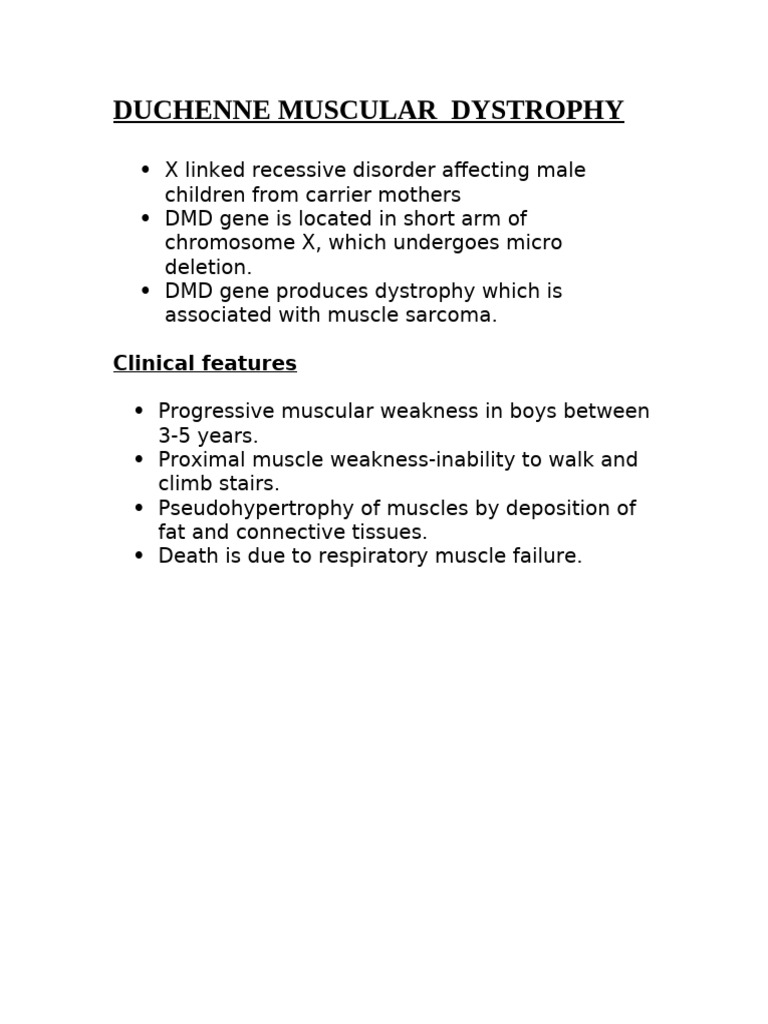 Understanding Duchenne Muscular Dystrophy | PDF