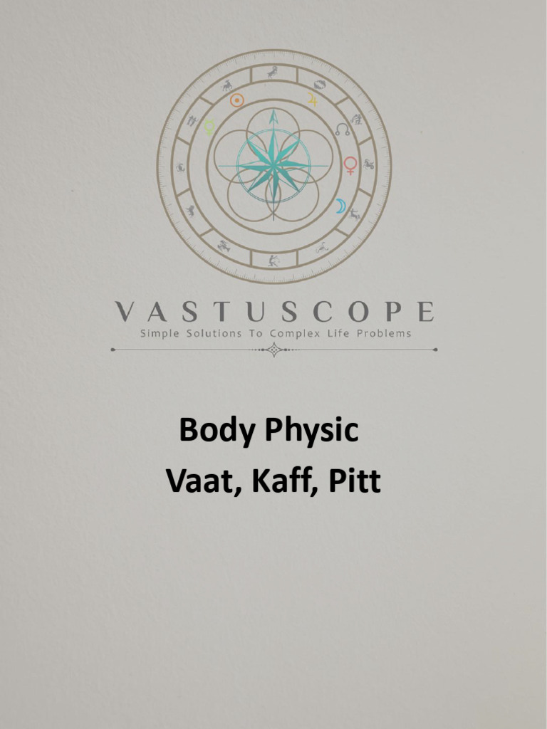 Vaat Kaff Pitt Body Prakriti | PDF