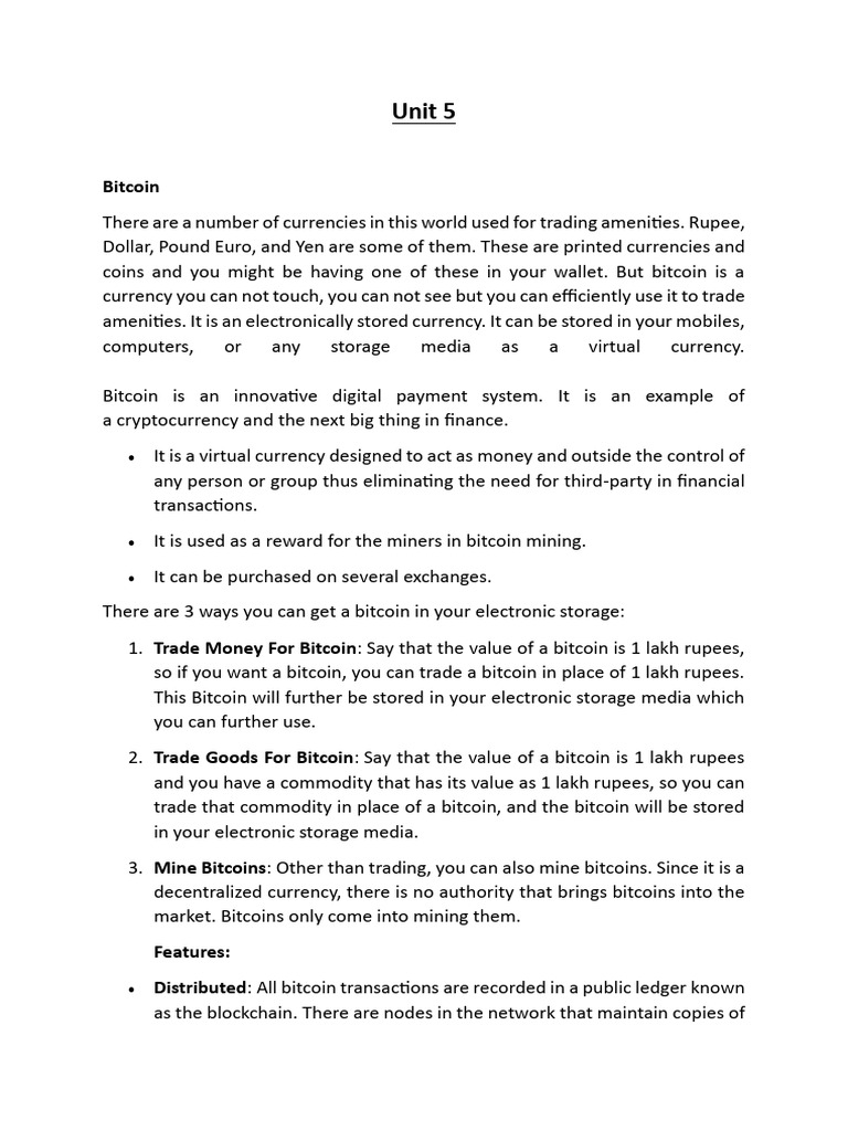 Understanding Bitcoin and Blockchain Wallets | PDF | Cryptocurrency ...