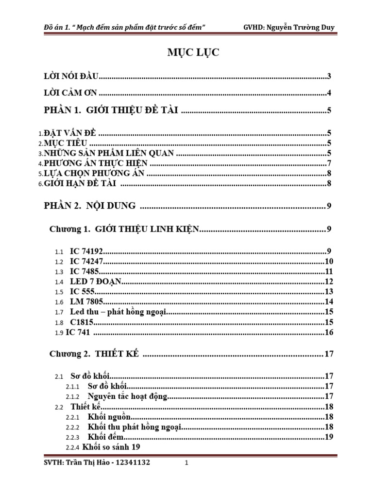 (123doc) Do An Thiet Ke Mach Dem San Pham Tu 00 Den 99 Ban Full | PDF