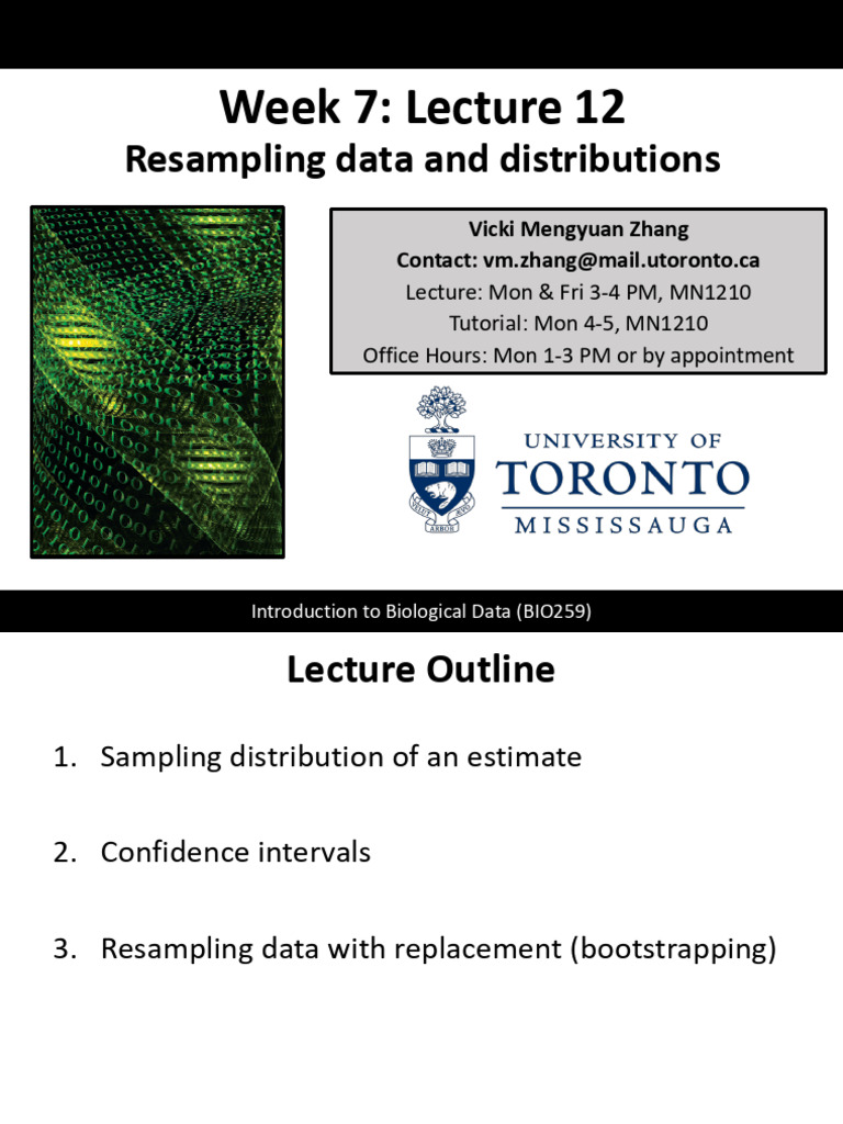 Resampling Techniques in Statistics | PDF | Standard Error | Standard ...