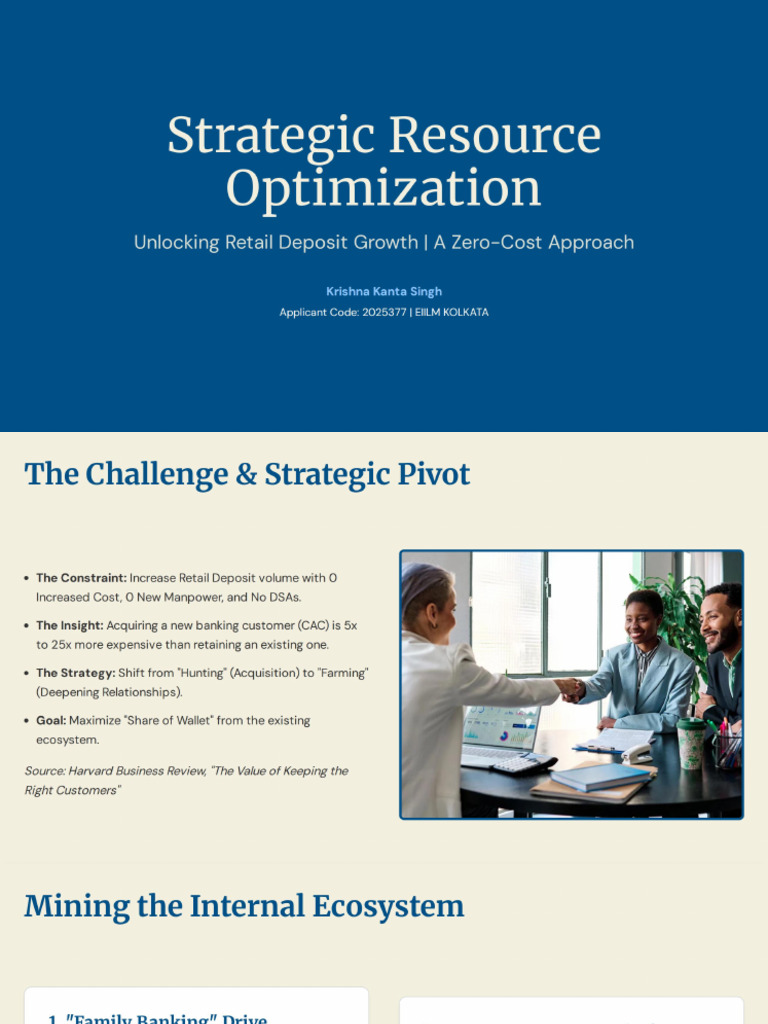 Strategic Resource Optimization | PDF