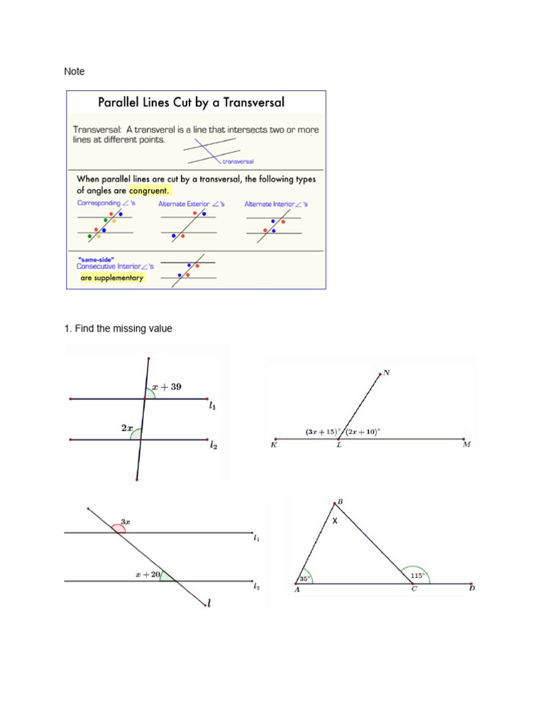 Soal Angle | PDF