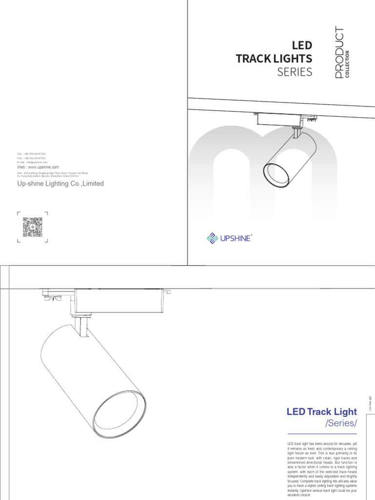 LED Track Lights Collection Overview | PDF | Lighting | Light