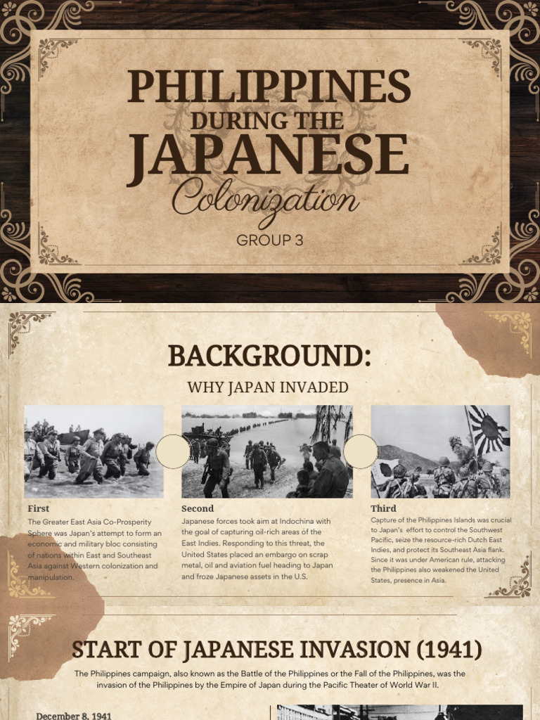 Group 3 - Ph Uring Thejapanese Colonization | PDF | Military | Conflicts