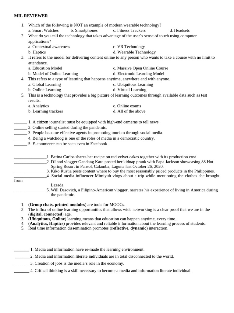 this is a sample reviewer for your upcoming exam | PDF | Information ...