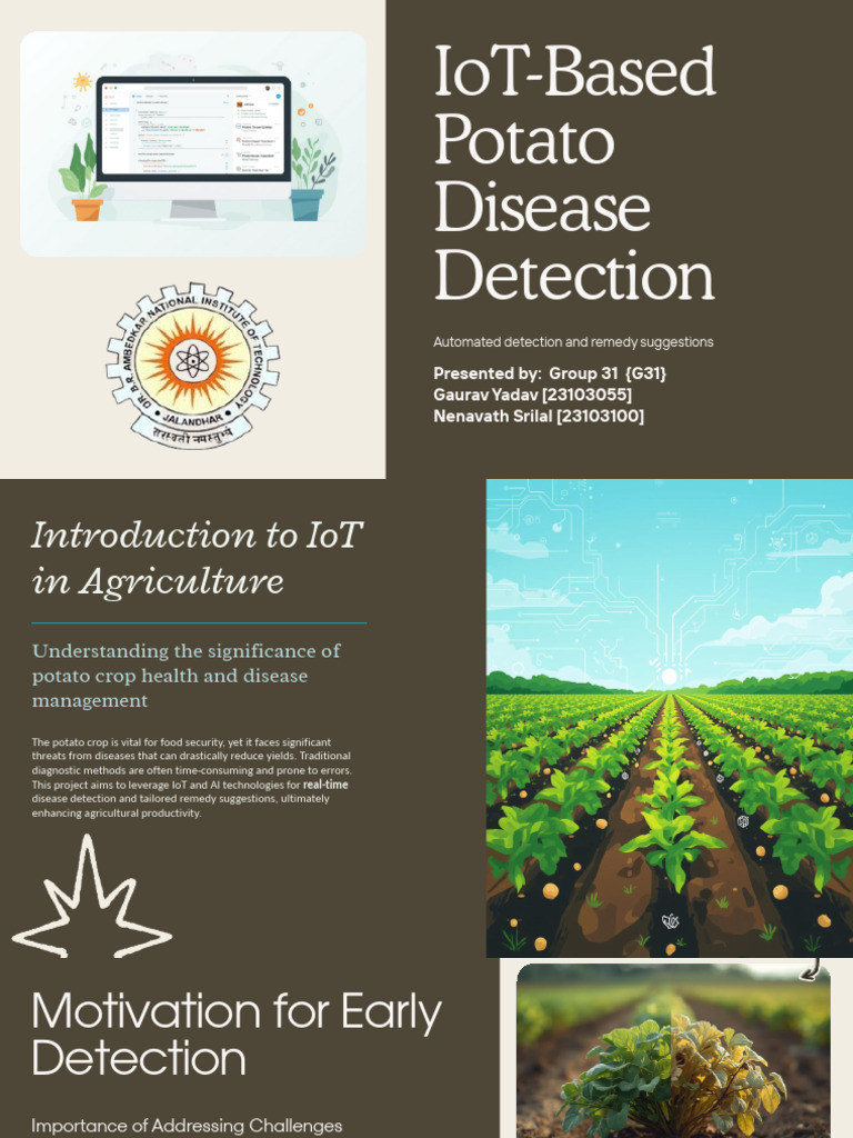 IoT Solutions for Potato Disease Detection | PDF | Internet Of Things ...