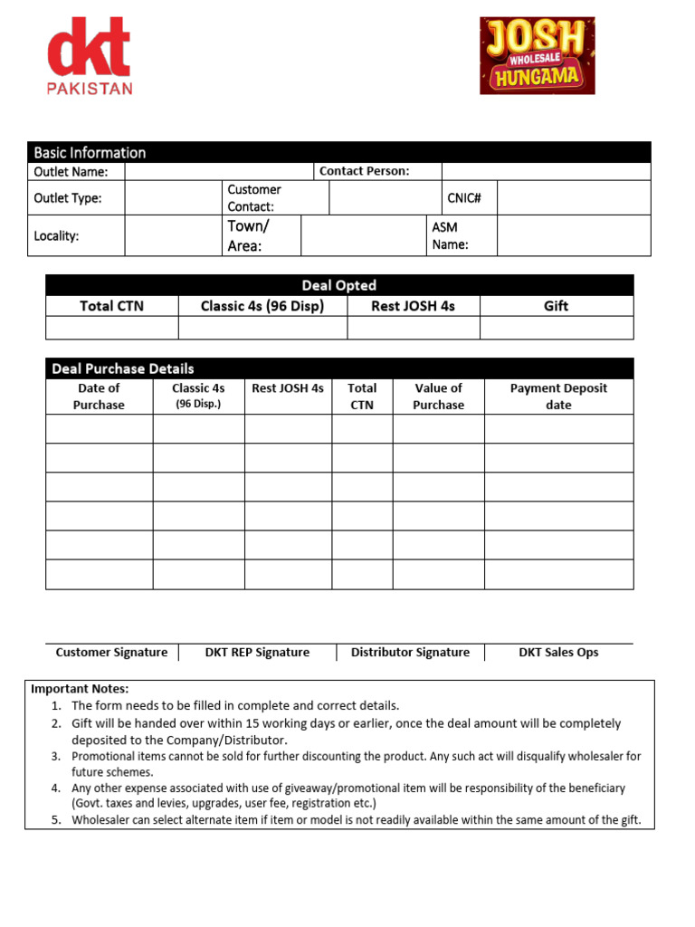 Whole Sales Form Final (1) | PDF