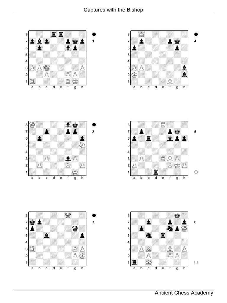 Bishop Capture Strategies in Chess | PDF | Chess | Abstract Strategy Games