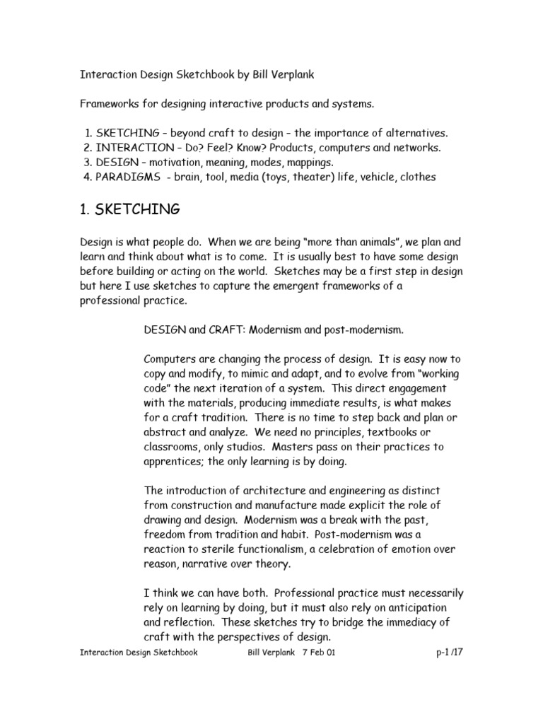 Interaction Design Frameworks Explained | PDF | Human–Computer ...