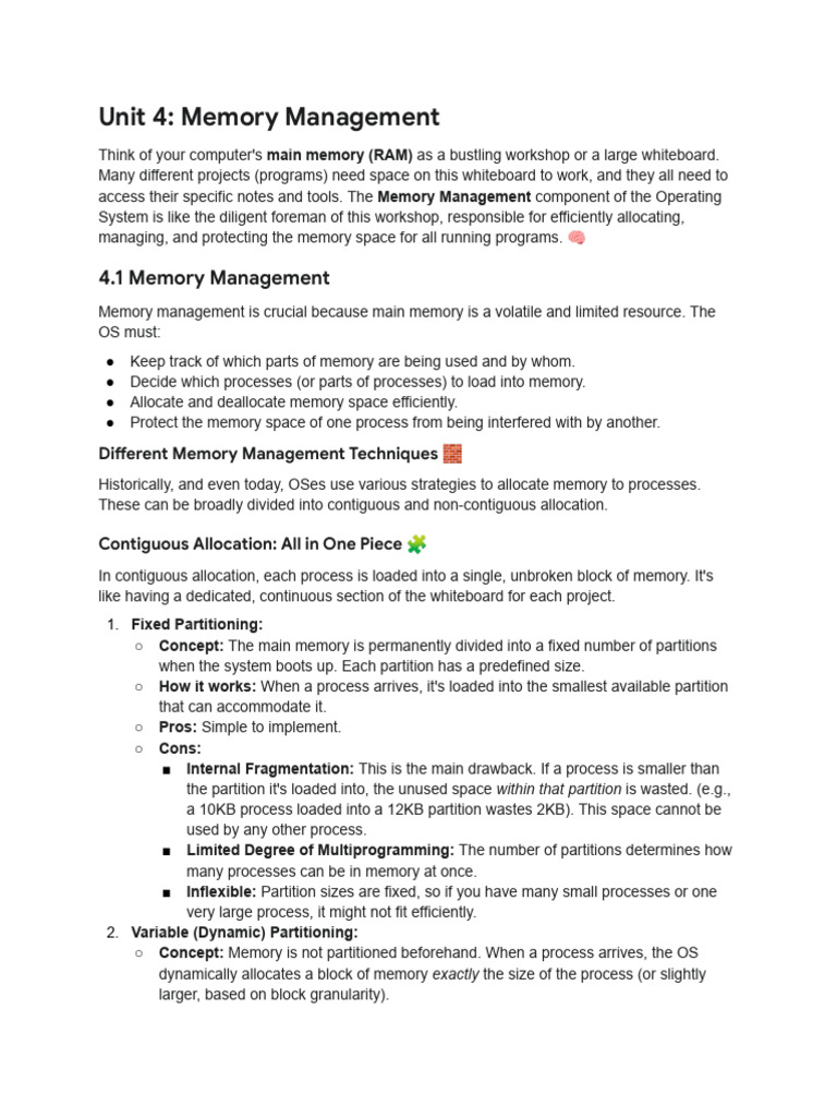 5 Sem Aiml Os Unit 4 | PDF | Computer Science | Office Equipment
