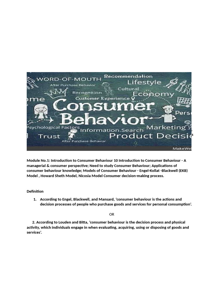 0decdc54-d233-4cb7-8df8-ea2394000ae4 | PDF | Consumer Behaviour | Behavior