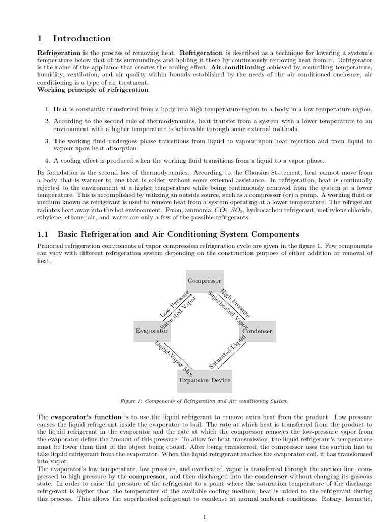 Refrigeration and Air Conditioning Basics | PDF | Air Conditioning ...