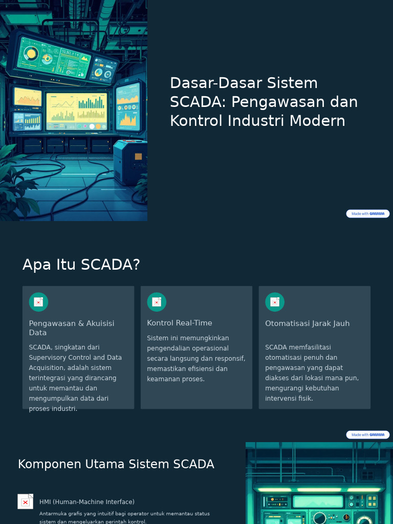 Dasar SCADA: Pengawasan dan Kontrol Industri | PDF