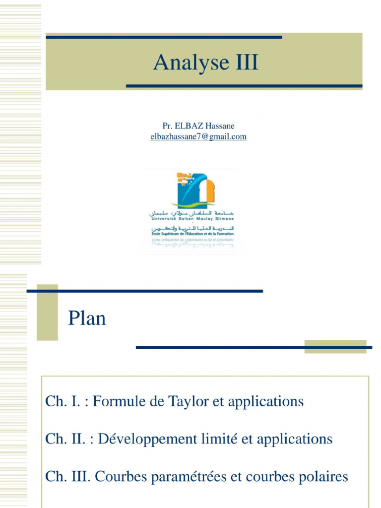 Analyse 2 - VE | PDF
