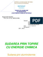 Sudarea Prin Aluminotermie