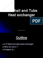 2-4 Shell and Tube Heat Exchanger (Problem)