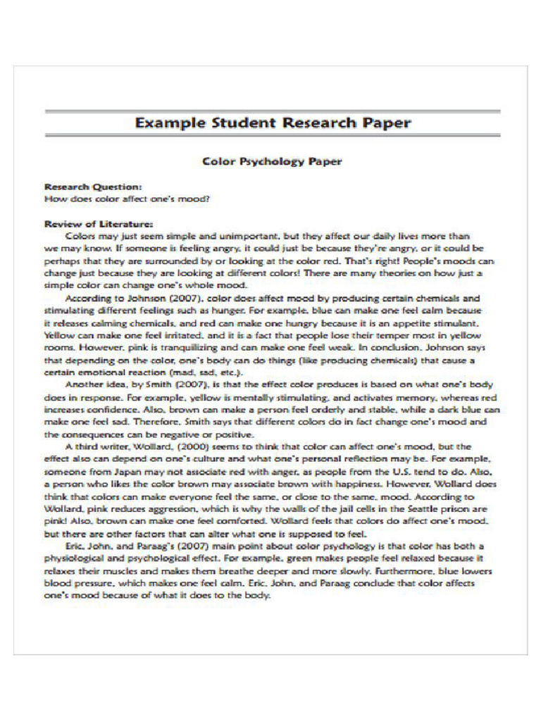 Research Paper Example-2 | PDF