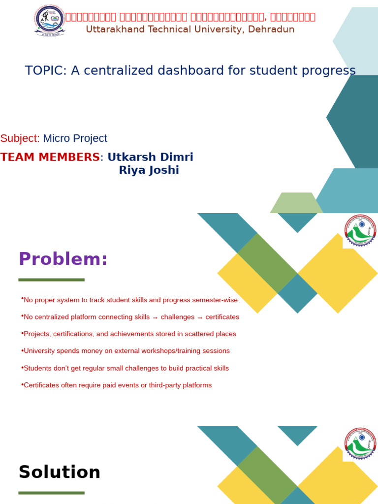 Centralized Student Progress Dashboard | PDF