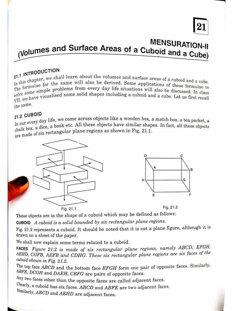 Volume of Cube and Cuboid (1) | PDF