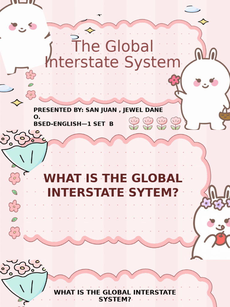 Understanding the Global Interstate System | PDF | International ...