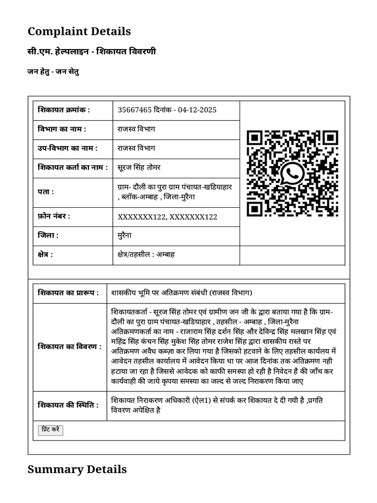 Cm Helpline | PDF