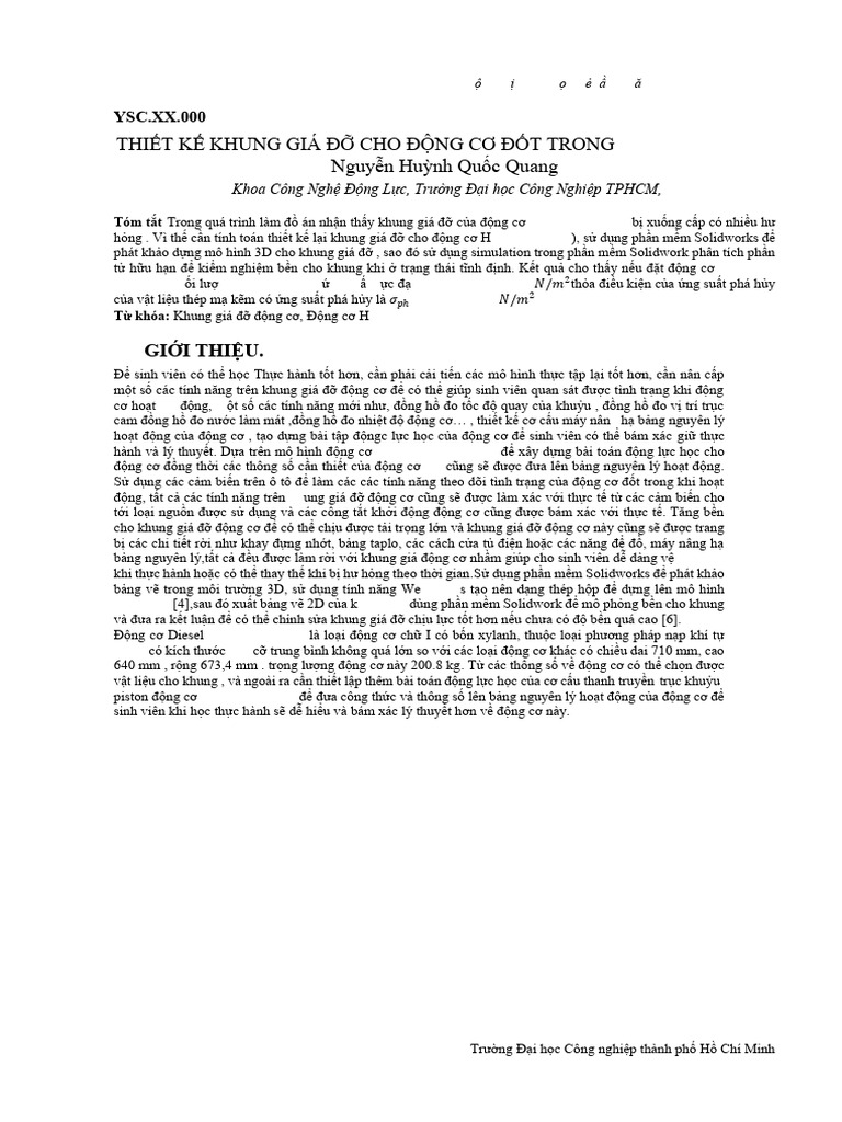 Baid Báo Xây D NG Mo Hình Đ NG Cơ Hyun Dai (D4B) | PDF