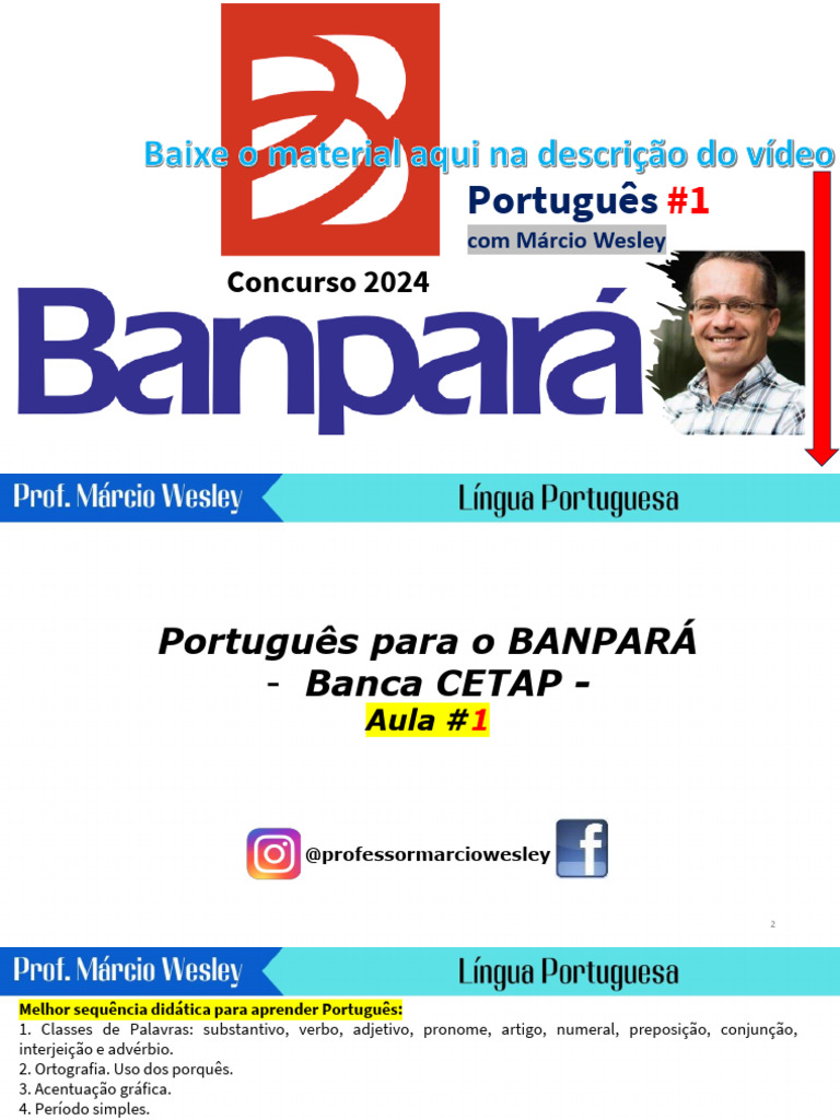 Curso de Português para Concursos 2024 | PDF | Pronome | Linguística
