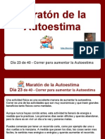 Maratón de La Autoestima - Día 23