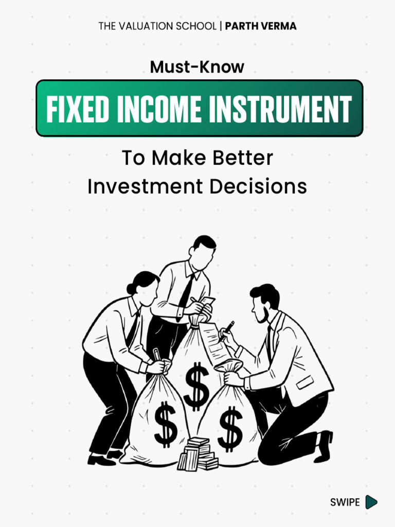 Understanding Fixed Income Instruments | PDF | Bonds (Finance) | Fixed ...