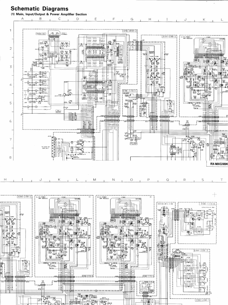 Hfe JVC Rx-mxg9bk Schematics | PDF