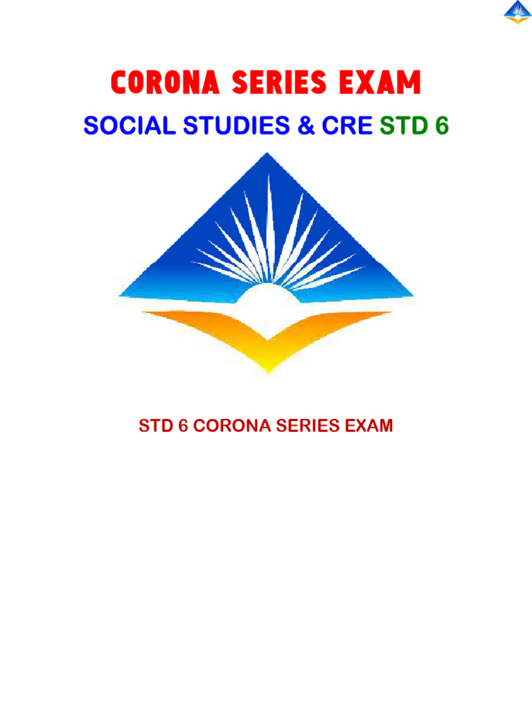 SOCIAL & CRE STD 6 CORONA SERIES EXAM | PDF