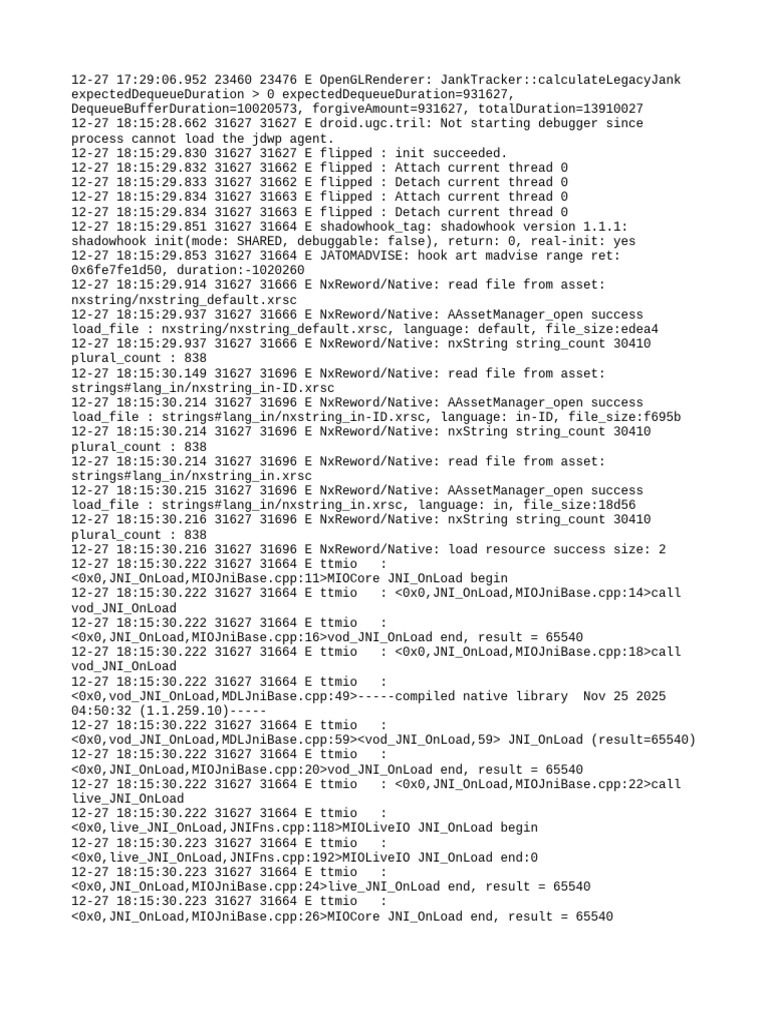 Log | PDF | Software Development | Computer Architecture