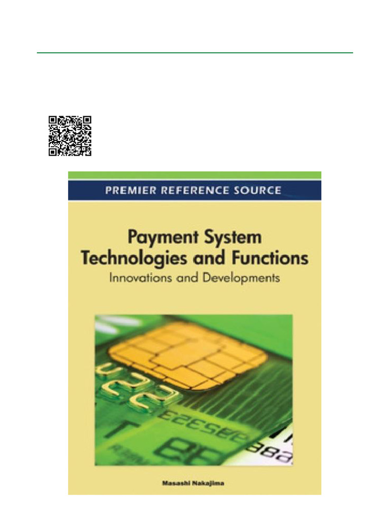 Payment System Technologies and Functions ISBN 9781615206452 ...