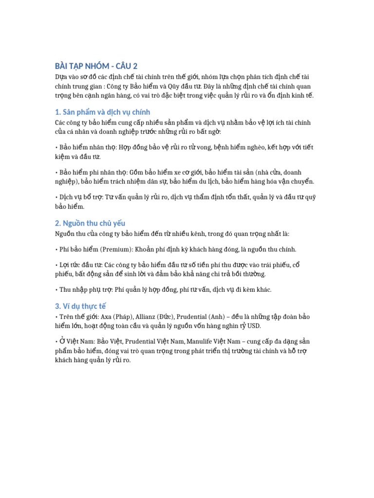 Bai Tap Nhom Cau2 | PDF