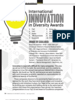 Diversity Journal 2012 Innovation Awards