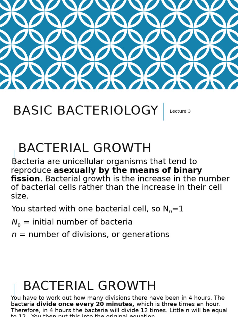 Bacterial Growth and Culture Conditions | PDF | Growth Medium | Bacteria