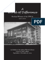 A World of Difference: Portland Women of The YWCA 1901-2000